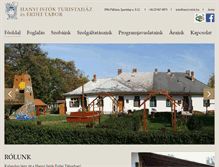 Tablet Screenshot of hanyi-istok.hu